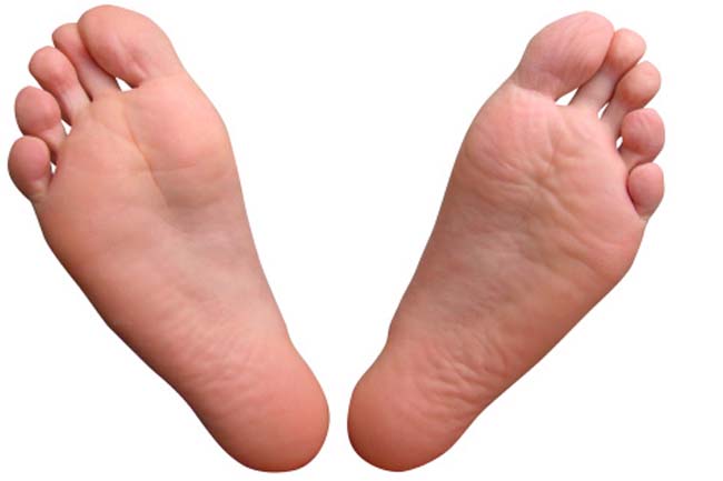 sweaty feet